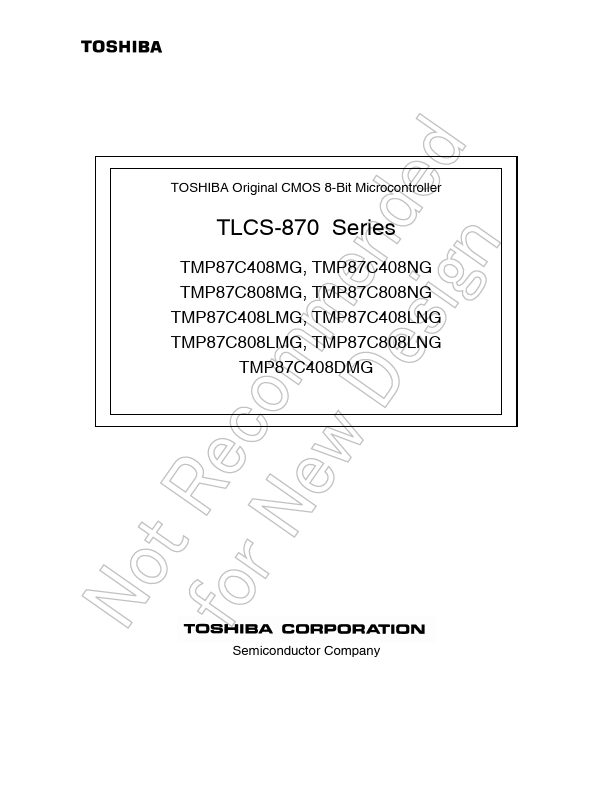 TMP87C808NG Toshiba