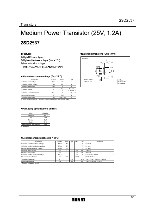 2SD2537 Rohm