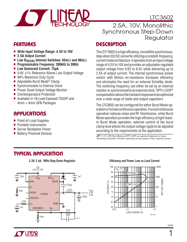 LTC3602 Linear Technology