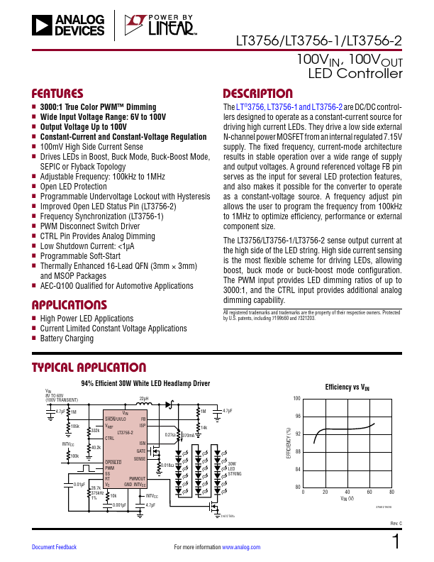 LT3756 Linear Technology