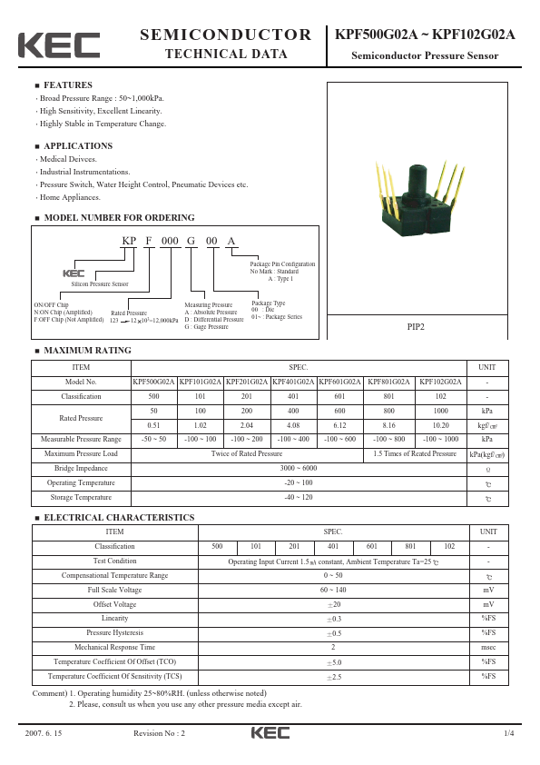 KPF601G02A KEC