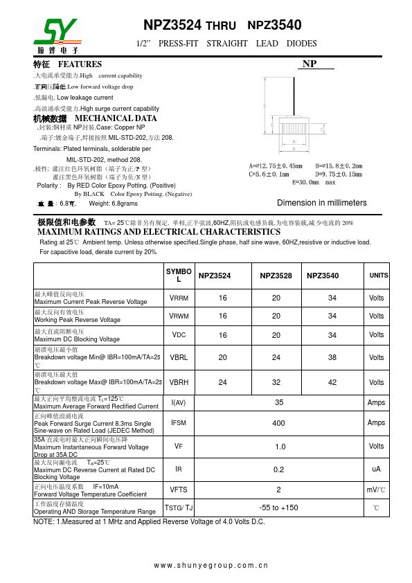 NPZ3528 Shunye