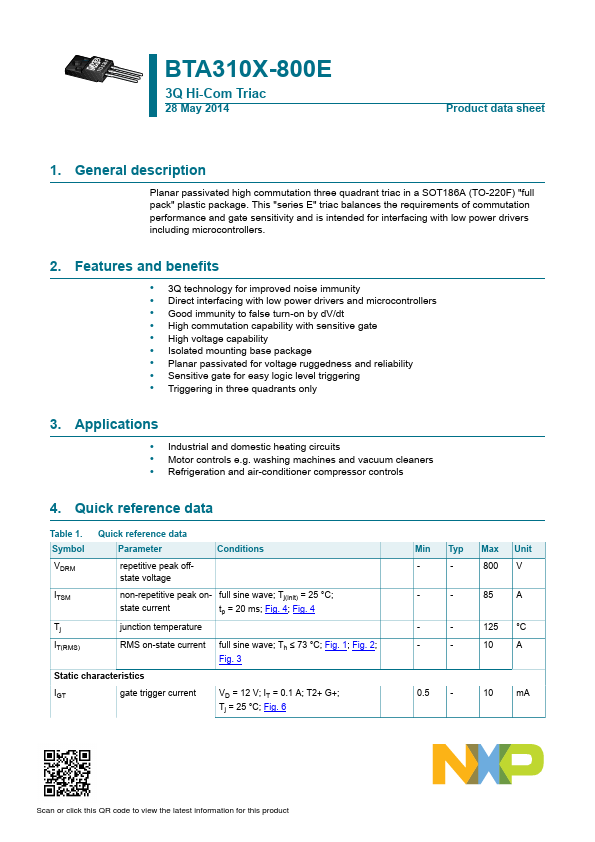 <?=BTA310X-800E?> डेटा पत्रक पीडीएफ