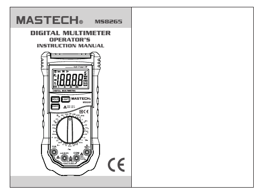 MS8265 Mastech