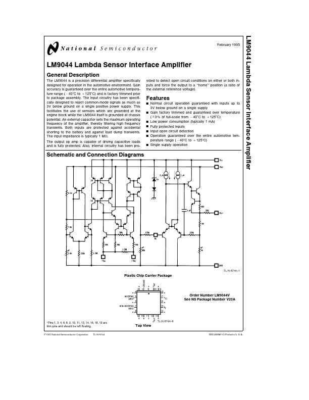 LM9044 National Semiconductor