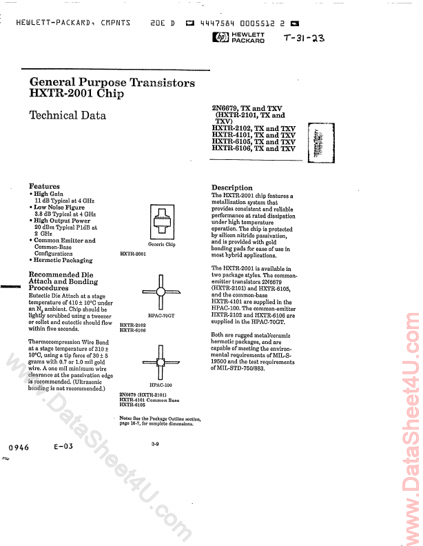 HXTR-6105TX HP