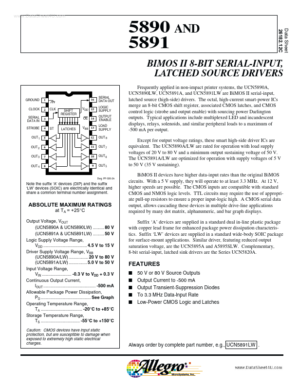 5890 Allegro MicroSystems