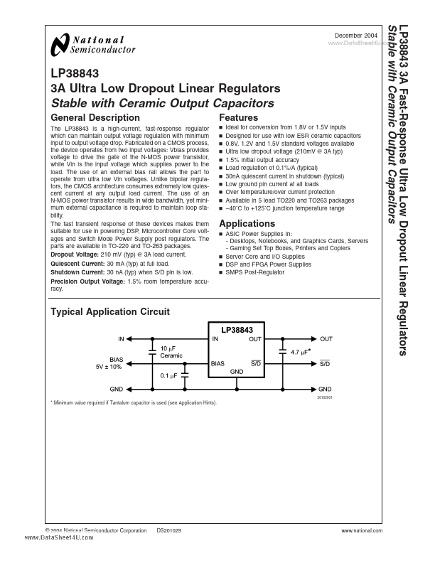 LP38843 National Semiconductor