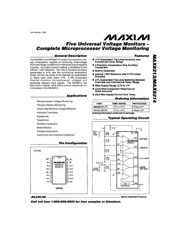 <?=MAX8214?> डेटा पत्रक पीडीएफ