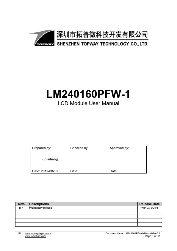 LM240160PFW-1