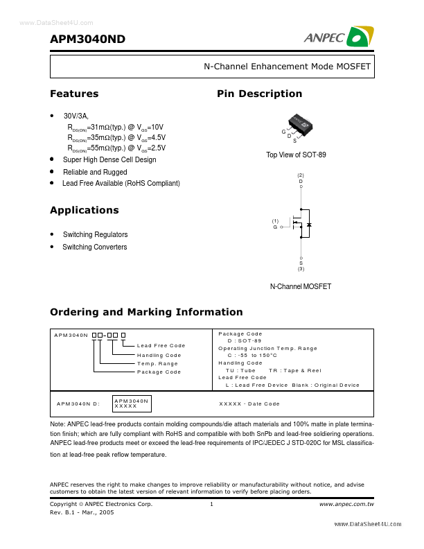 APM3040ND