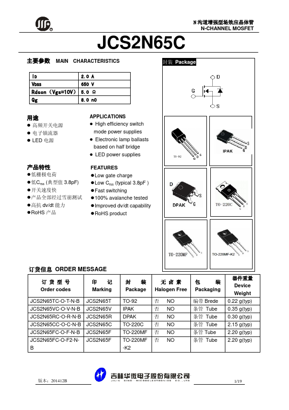 JCS2N65C