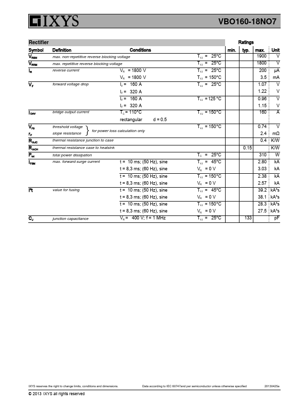 VBO160-18NO7