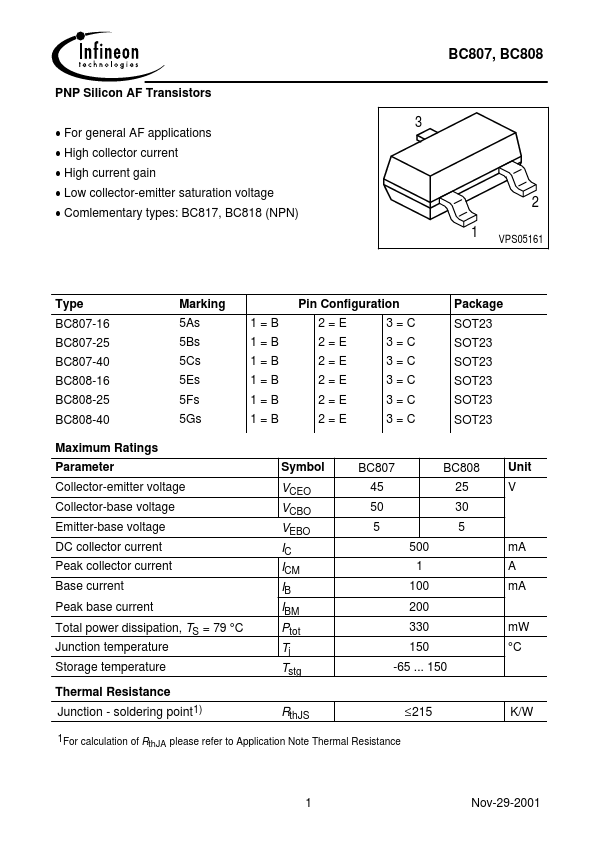 <?=BC808?> डेटा पत्रक पीडीएफ