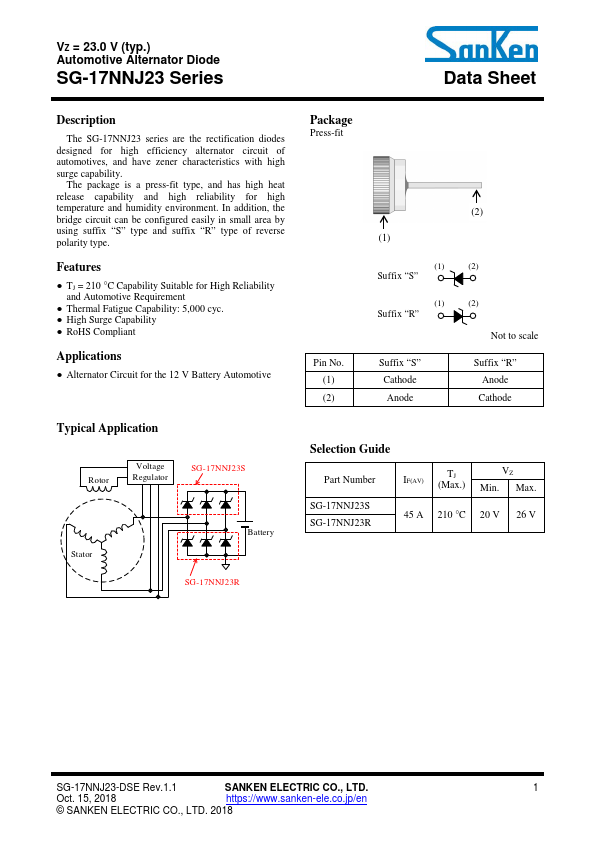 <?=SG-17NNJ23R?> डेटा पत्रक पीडीएफ
