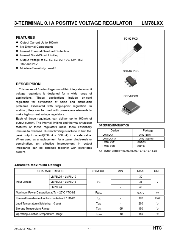 LM78L18 HTC Korea