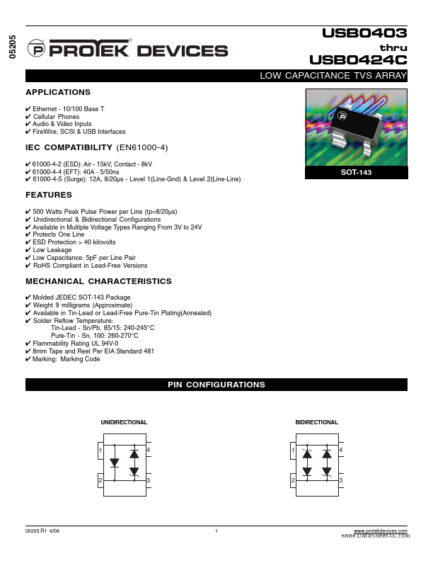 USB0415C Protek Devices