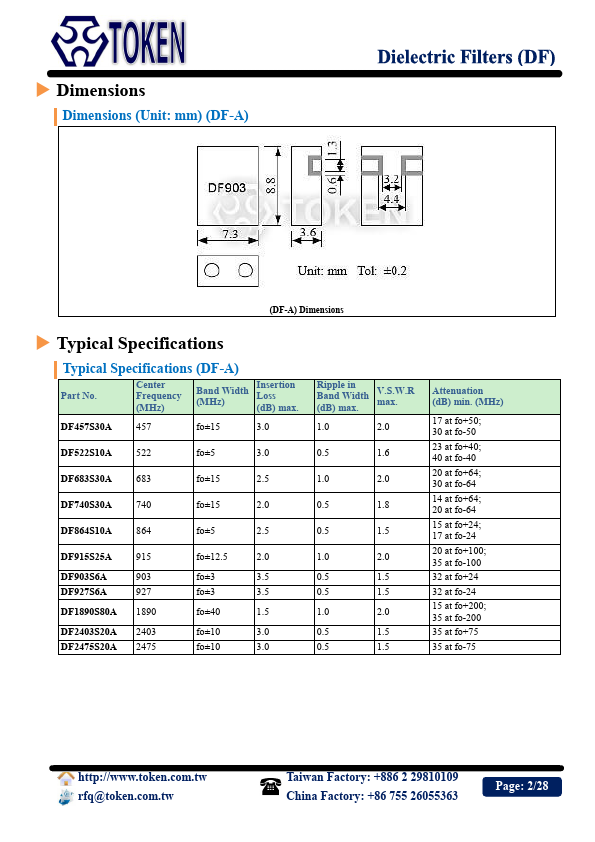 DF906S20B