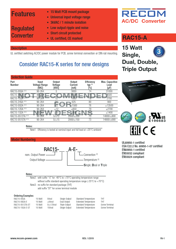 RAC15-24SA