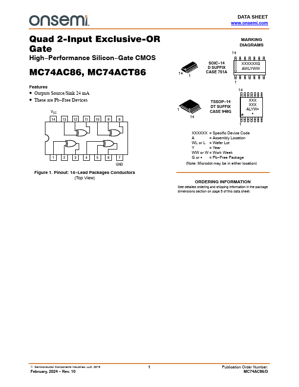MC74AC86