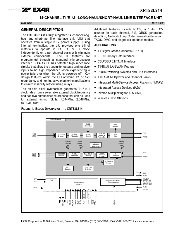 XRT83L314