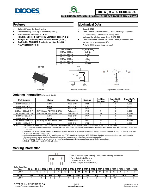 DDTA115ECA