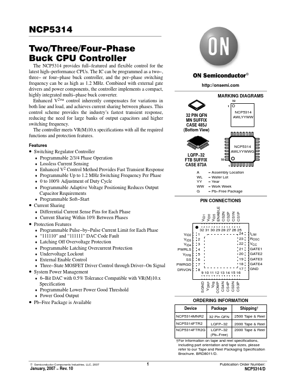 NCP5314 ON Semiconductor