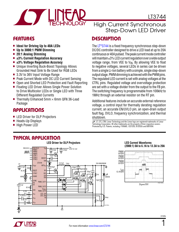 LT3744 Linear Technology