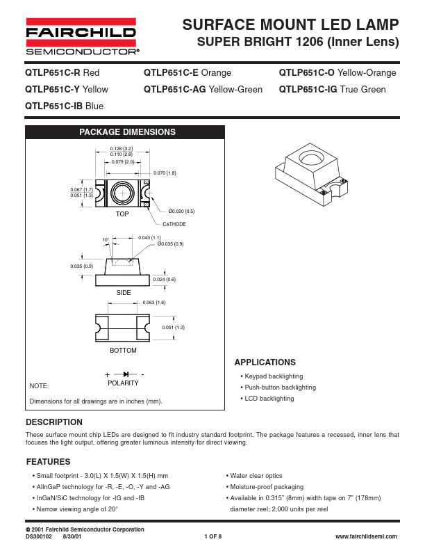 QTLP651C-Y Fairchild Semiconductor