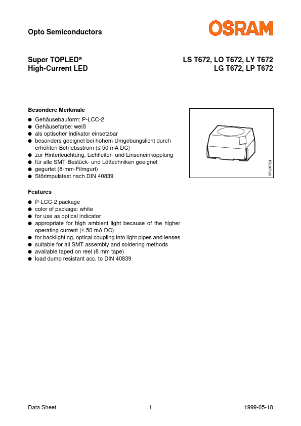 LST672 OSRAM