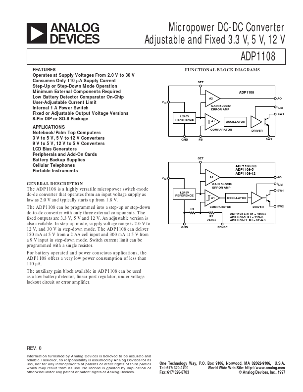 ADP1108 Analog Devices