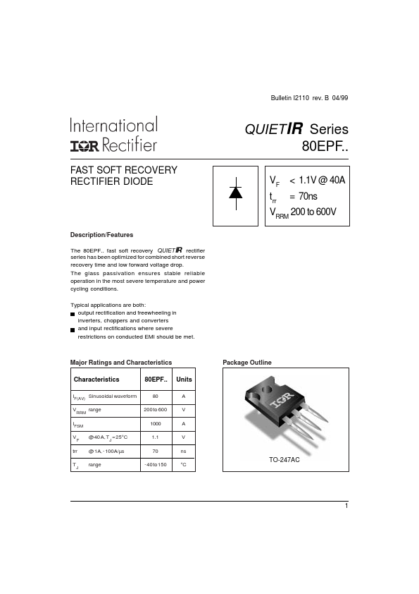 80EPF02 International Rectifier