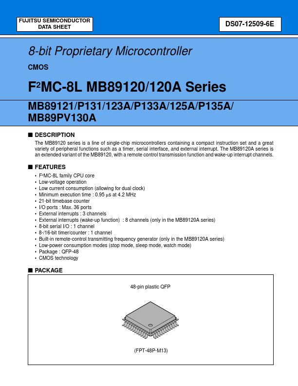 MB89120 Fujitsu Media Devices
