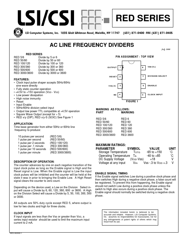 RED6 LSI Computer Systems