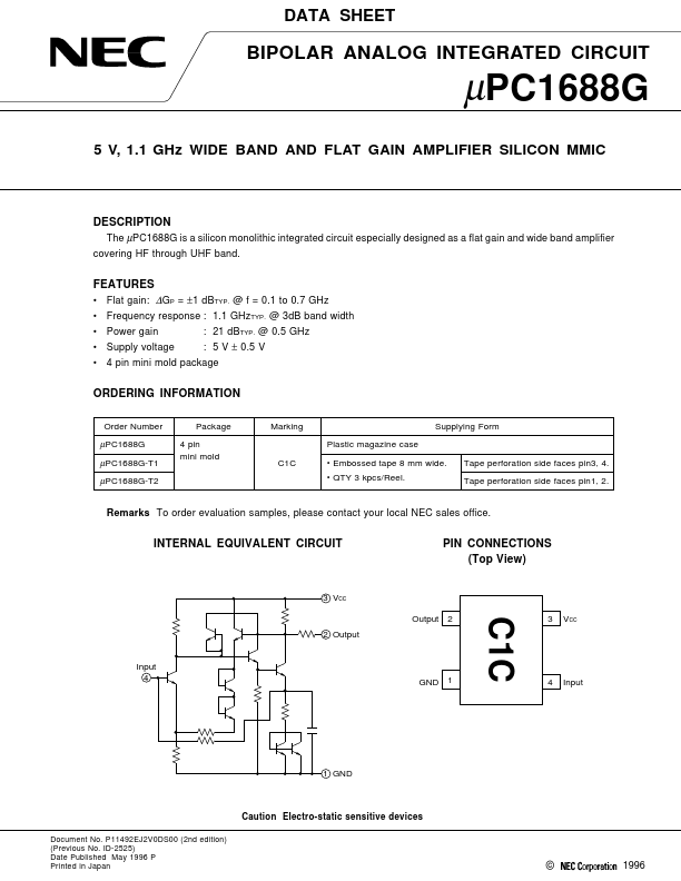 UPC1688G-T2 NEC