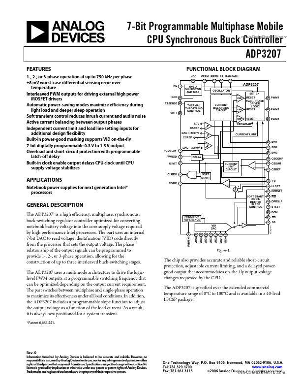 ADP3207 ANALOG DEVICES