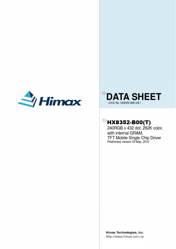 HX8352-B00 Himax