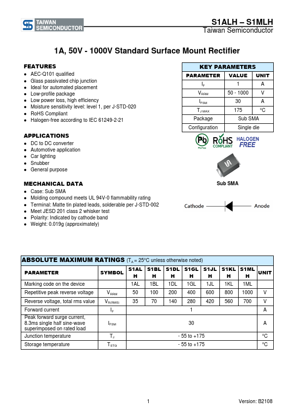 S1ALH Taiwan Semiconductor