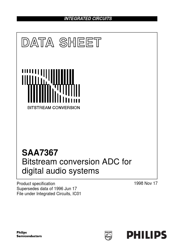 <?=SAA7367?> डेटा पत्रक पीडीएफ