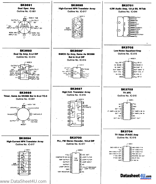 SK3697 Thomson Consumer Electronics