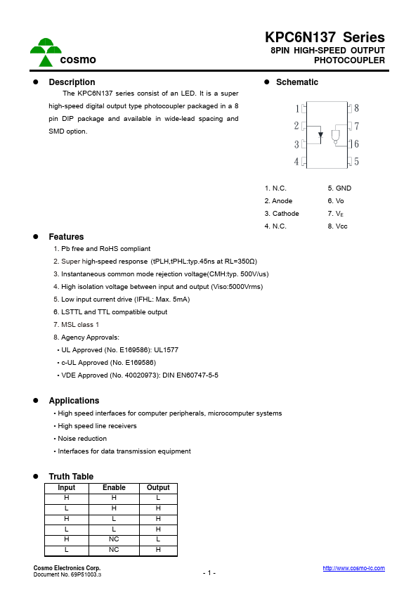 KPC6N137 Cosmo