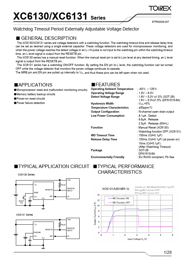 XC6131 Torex Semiconductor