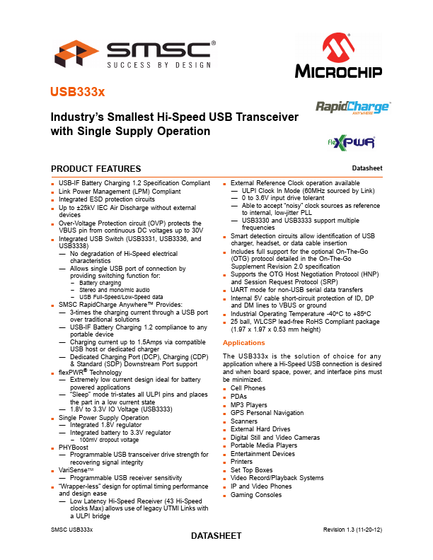 <?=USB3330?> डेटा पत्रक पीडीएफ