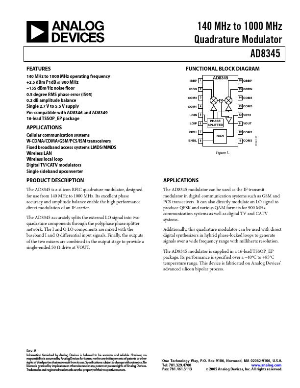 AD8345 Analog Devices