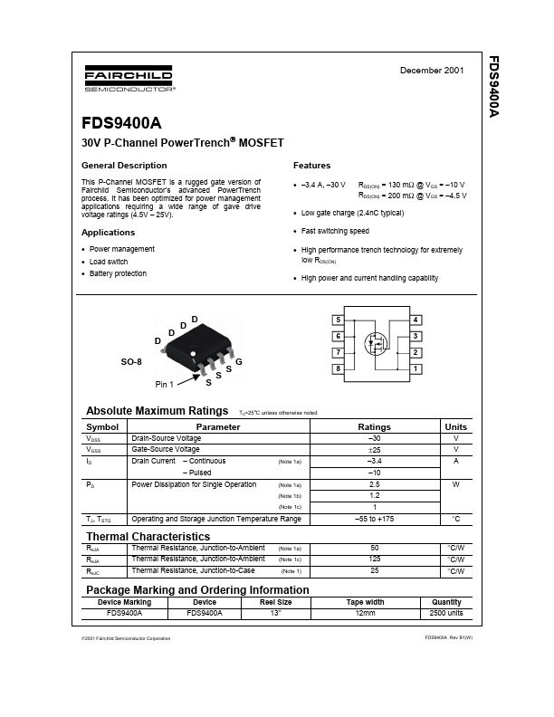 <?=FDS9400A?> डेटा पत्रक पीडीएफ