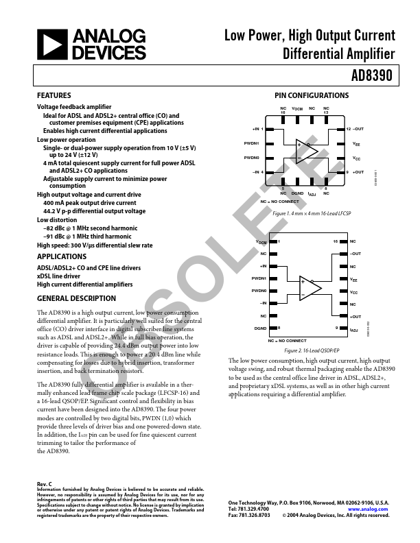 AD8390 Analog Devices