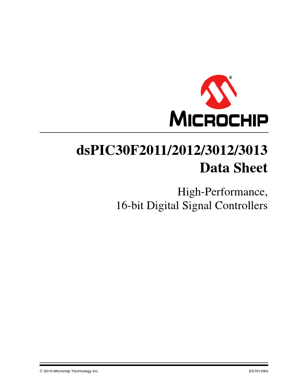 DSPIC30F2011 Microchip Technology