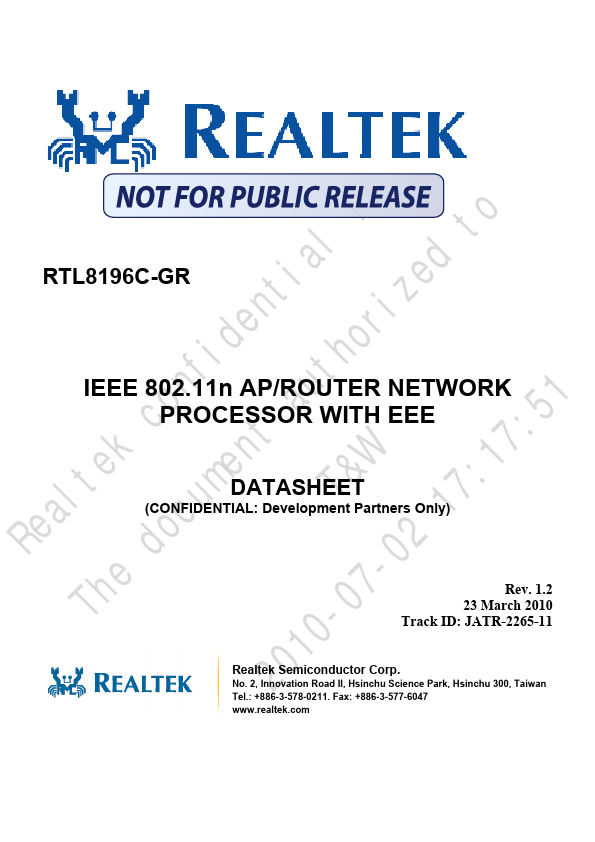 RTL8196C-GR Realtek