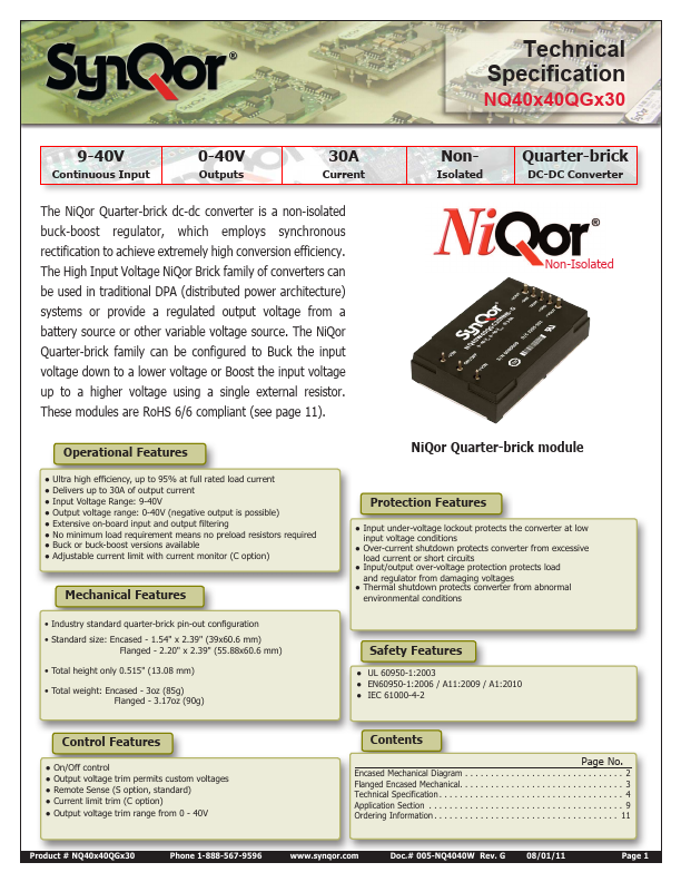 <?=NQ40x40QGx30?> डेटा पत्रक पीडीएफ