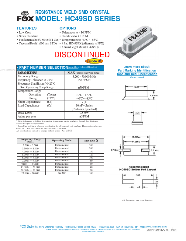 HC49SD